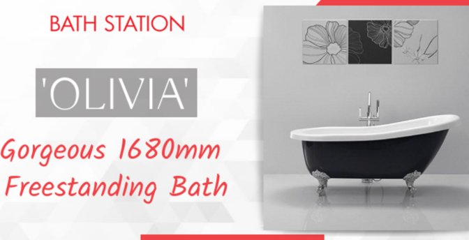 Introducing ‘OLIVIA’ – A Gorgeous 1680mm Freestanding Bath